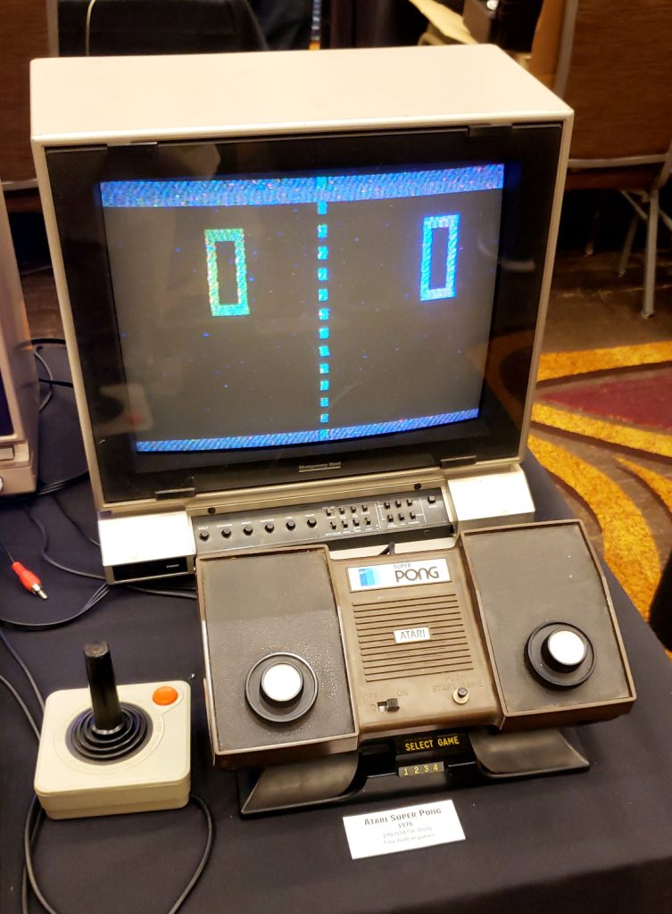 Atari Super PONG at the 2024 VCF SoCal exhibit by CMA.
