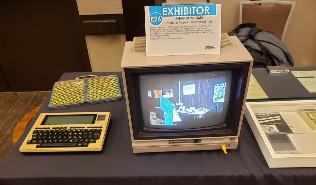 Programming board, Model 102, Slideshow on a Commodore monitor.